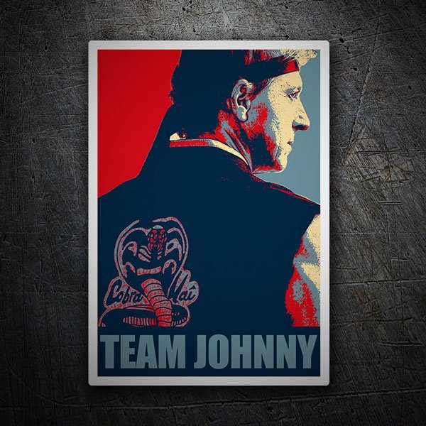 Adesivi per Auto e Moto: Cobra Kai Team Johnny