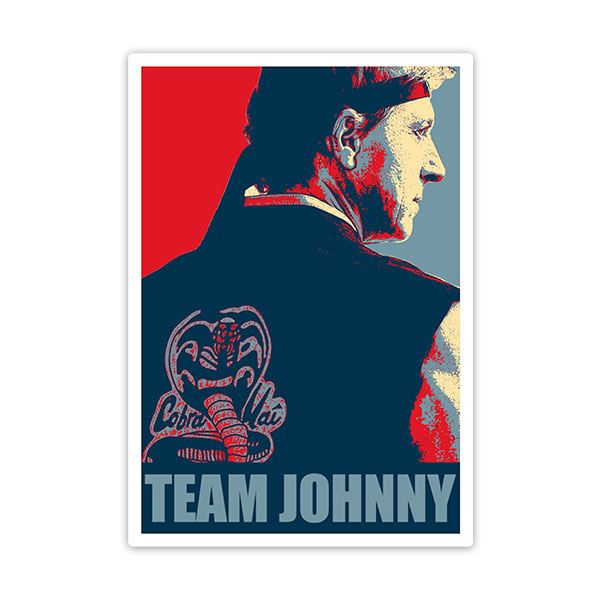 Adesivi per Auto e Moto: Cobra Kai Team Johnny