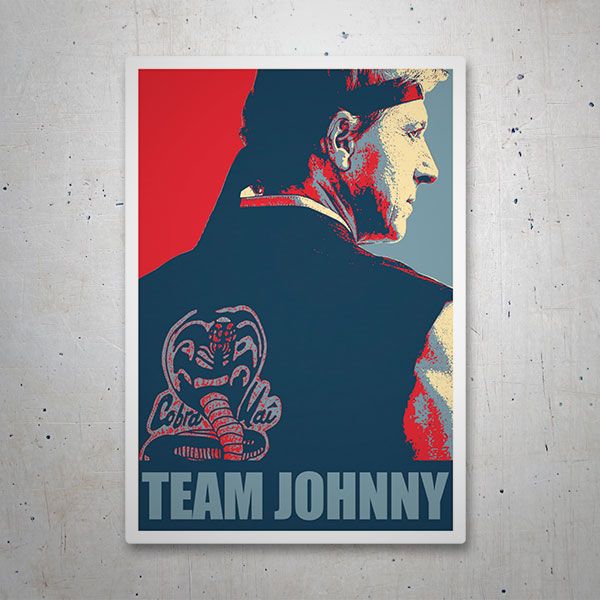 Adesivi per Auto e Moto: Cobra Kai Team Johnny