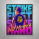 Adesivi per Auto e Moto: Cobra Kai Strike First Strike Hard 3