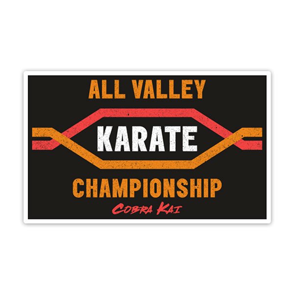 Adesivi per Auto e Moto: Cobra Kai All Valley Championship