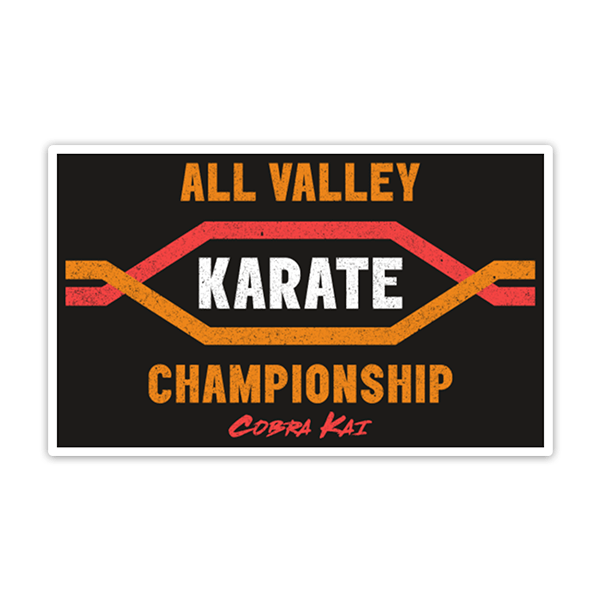 Adesivi per Auto e Moto: Cobra Kai All Valley Championship