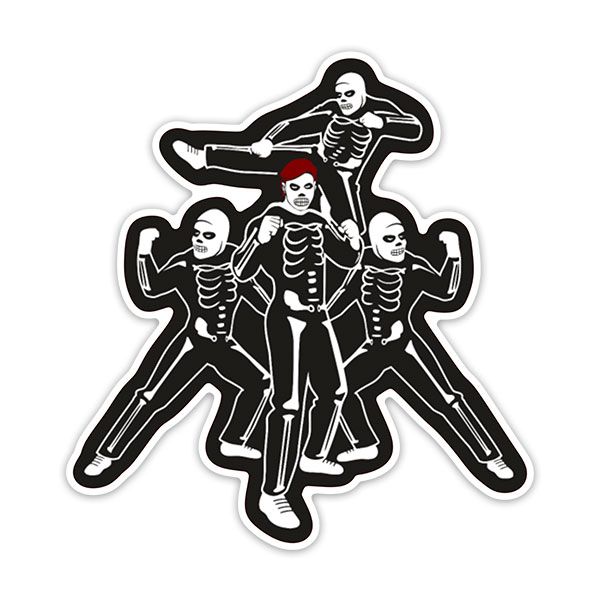 Adesivi per Auto e Moto: Cobra Kai Scheletri