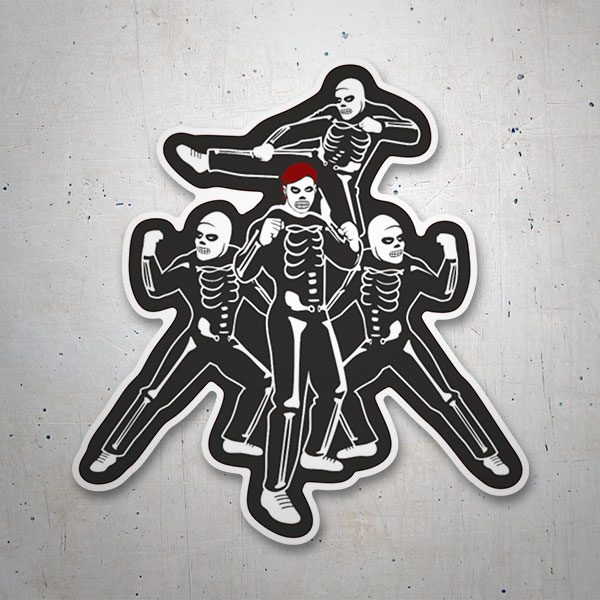 Adesivi per Auto e Moto: Cobra Kai Scheletri