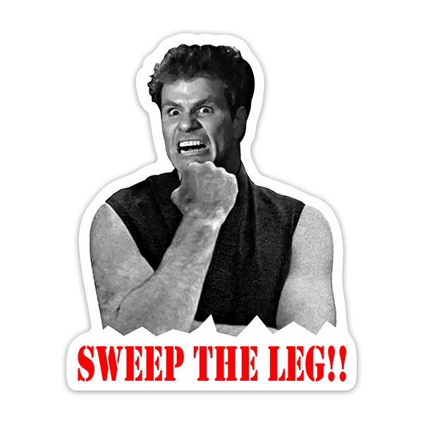 Adesivi per Auto e Moto: Cobra Kai Sweep the Leg