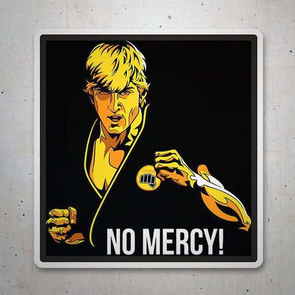 Adesivi per Auto e Moto: Cobra Kai, Johnny Lawrence No Mercy!