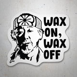 Adesivi per Auto e Moto: Cobra Kai, Wax on Wax off 3