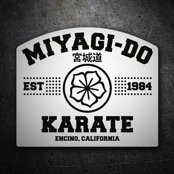 Adesivi per Auto e Moto: Cobra Kai Miyagi-Do Karate est 1984