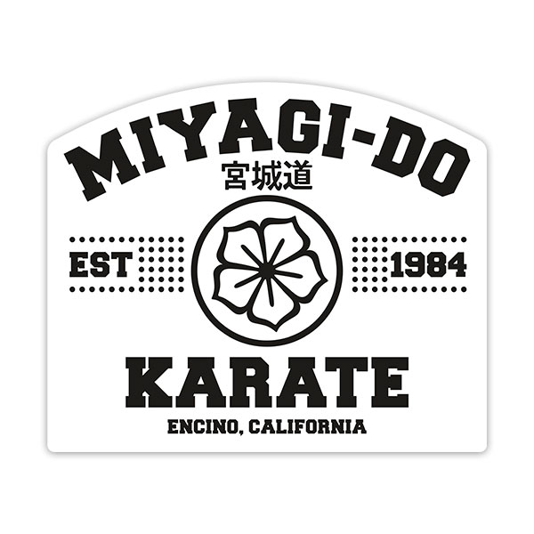 Adesivi per Auto e Moto: Cobra Kai Miyagi-Do Karate est 1984