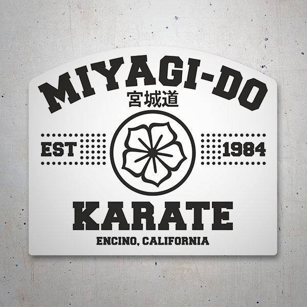 Adesivi per Auto e Moto: Cobra Kai Miyagi-Do Karate est 1984