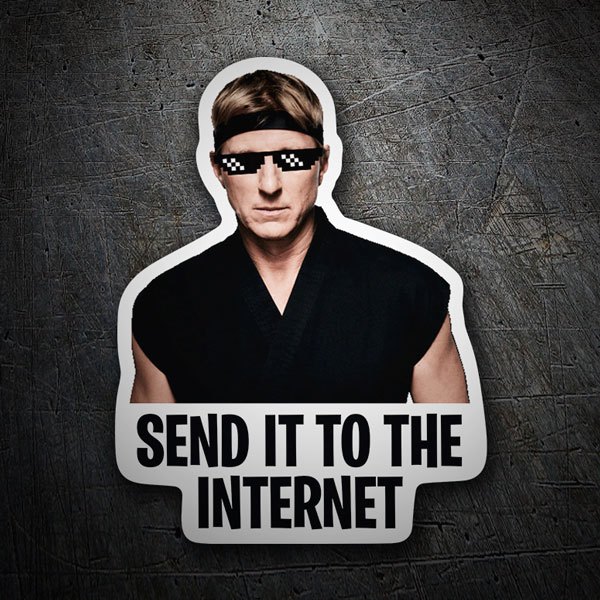 Adesivi per Auto e Moto: Cobra Kai Send it to the Internet II