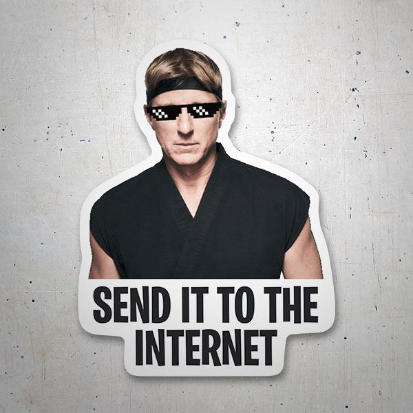 Adesivi per Auto e Moto: Cobra Kai Send it to the Internet II