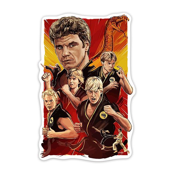 Adesivi per Auto e Moto: Cobra Kai Squadra