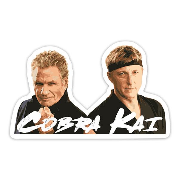 Adesivi per Auto e Moto: Cobra Kai, John Kresse y Johnny Lawrence 