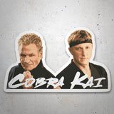 Adesivi per Auto e Moto: Cobra Kai, John Kresse y Johnny Lawrence  3