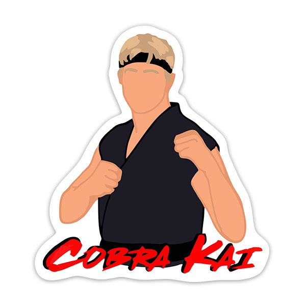 Adesivi per Auto e Moto: Cobra Kai Johnny Lawrence Disegno II