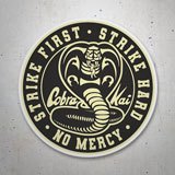 Adesivi per Auto e Moto: Logo circolare Cobra Kai 3