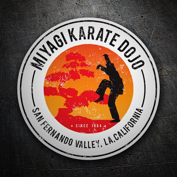 Adesivi per Auto e Moto: Cobra Kai Miyagi Karate Dojo