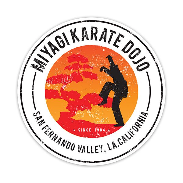 Adesivi per Auto e Moto: Cobra Kai Miyagi Karate Dojo