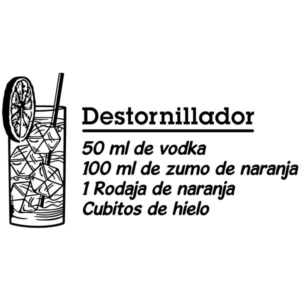 Adesivi Murali: Cocktail Screwdriver - spagnolo