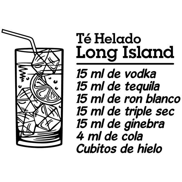 Adesivi Murali: Cocktail Long Island - spagnolo