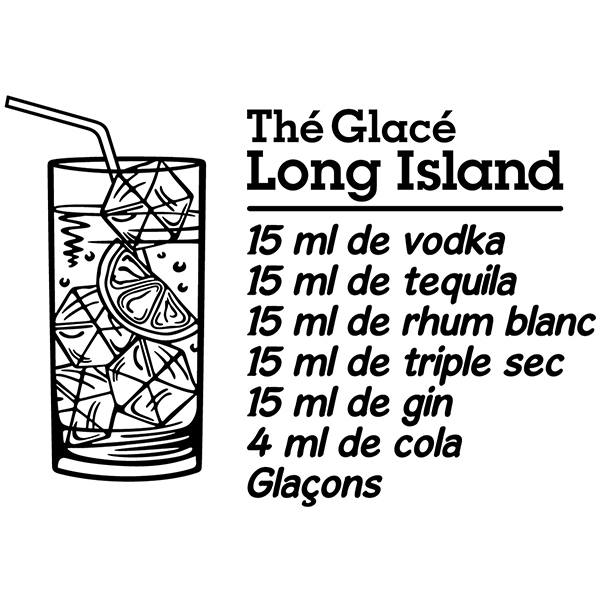 Adesivi Murali: Cocktail Long Island - francese