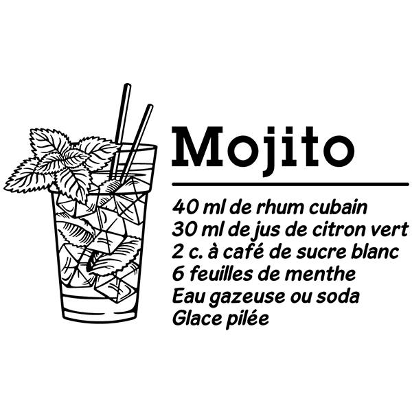 Adesivi Murali: Cocktail Mojito - frencese