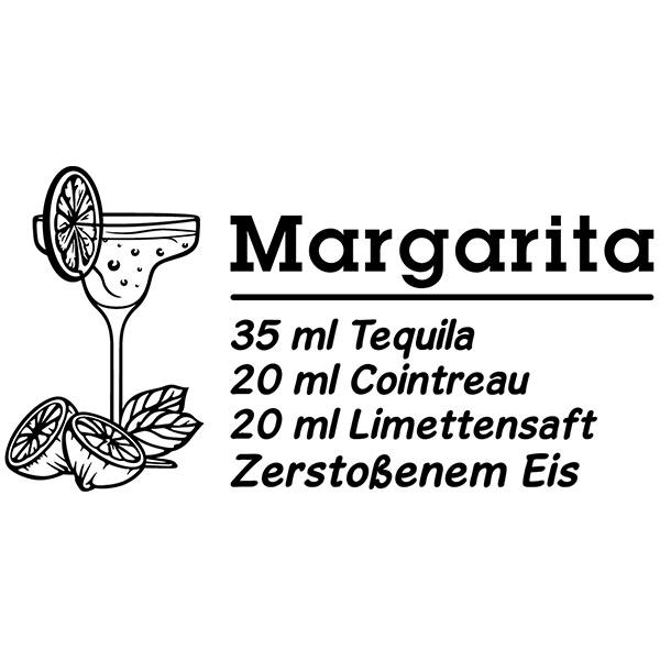 Adesivi Murali: Cocktail Margarita - tedesco