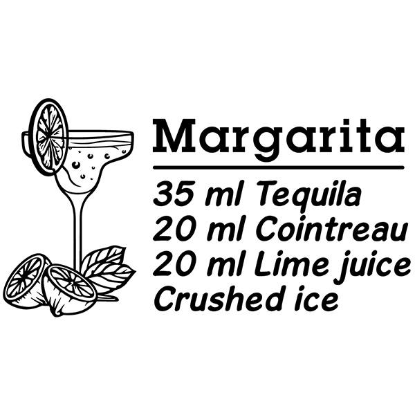 Adesivi Murali: Cocktail Margarita - inglese