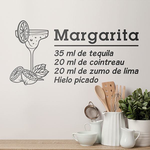 Adesivi Murali: Cocktail Margarita - spagnolo