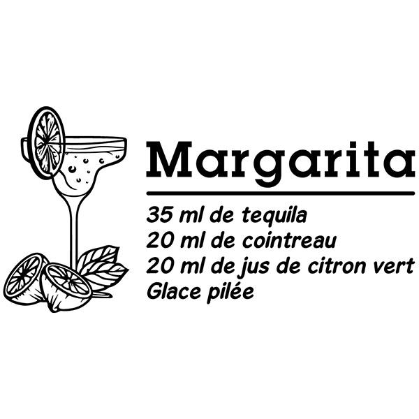 Adesivi Murali: Cocktail Margarita - francese