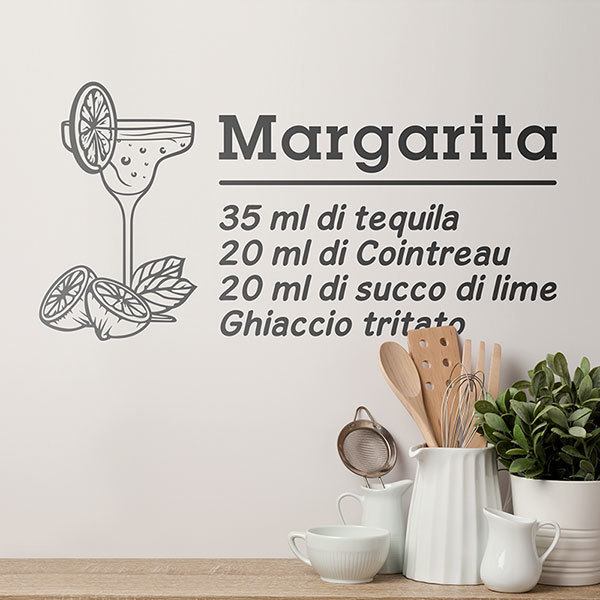 Adesivi Murali: Cocktail Margarita - italiano