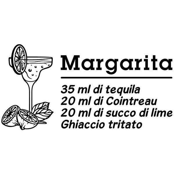 Adesivi Murali: Cocktail Margarita - italiano