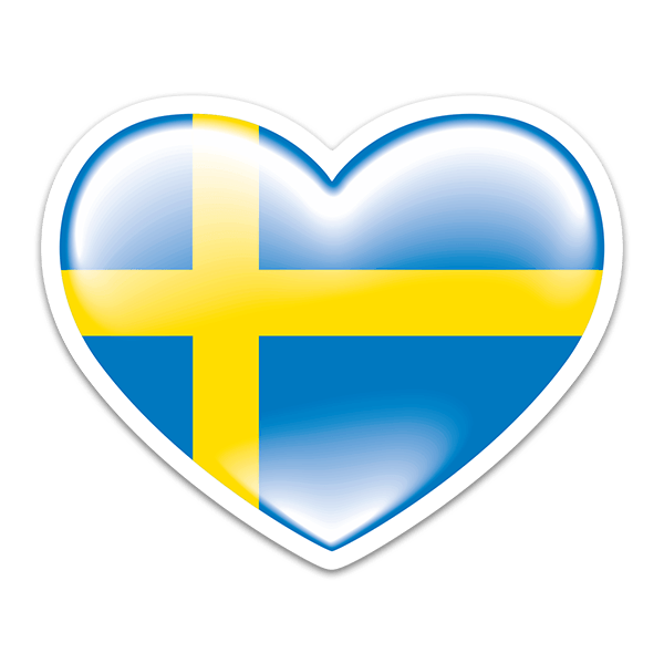 Adesivi per Auto e Moto: Cuore della Svezia