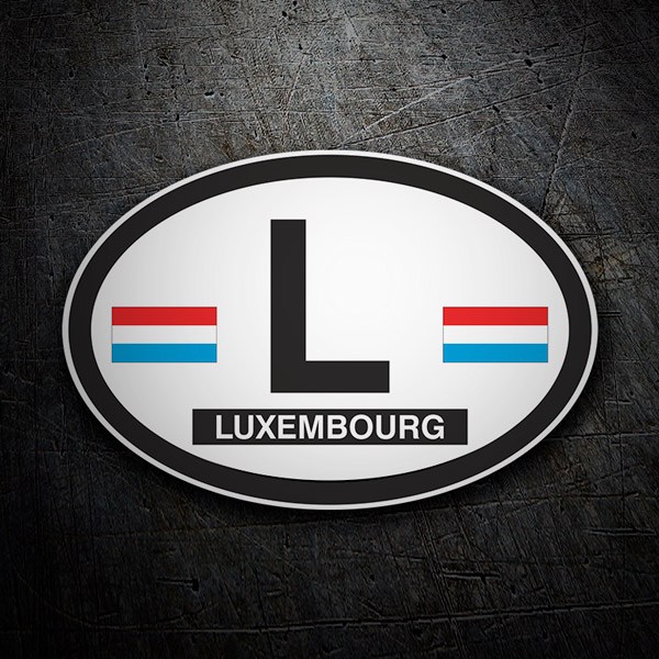 Adesivi per Auto e Moto: Luxembourg