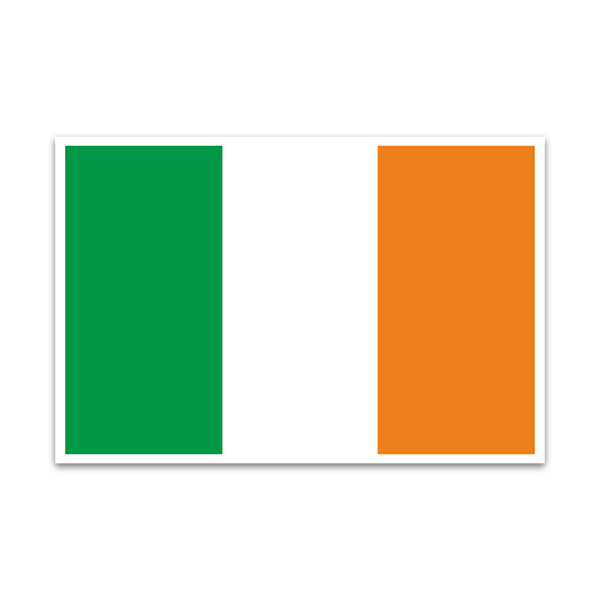 Adesivi per Auto e Moto: Bandiera dell'Irlanda