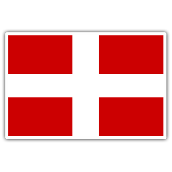 Adesivi per Auto e Moto: Bandiera Savoia 
