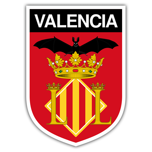 Adesivi per Auto e Moto: Scudo Valencia 0