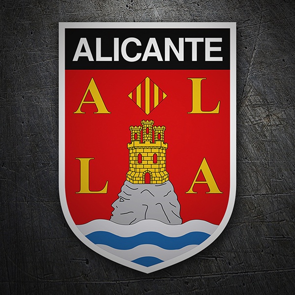 Adesivi per Auto e Moto: Scudo Alicante