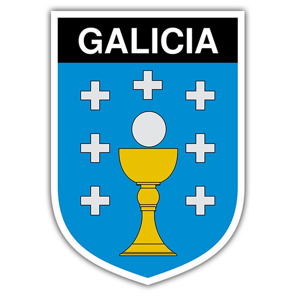 Adesivi per Auto e Moto: Scudo Galizia 