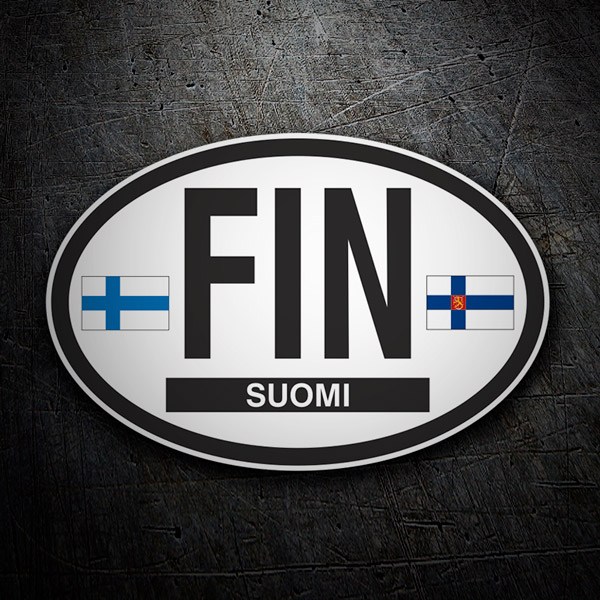 Adesivi per Auto e Moto: Suomi 1
