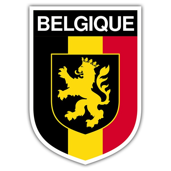 Adesivi per Auto e Moto: Scudo Belgio