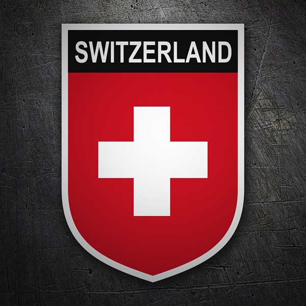 Adesivi per Auto e Moto: Scudo Svizzera