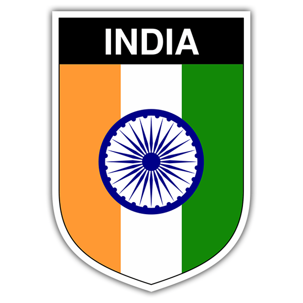Adesivi per Auto e Moto: Scudo India