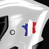 Adesivi per Auto e Moto: Mappa Bandiera Francia 3