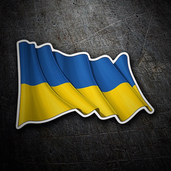 Adesivi per Auto e Moto: Sventolare la Bandiera di Ucraina