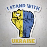Adesivi per Auto e Moto: Sono con l'Ucraina 3