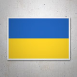 Adesivi per Auto e Moto: Bandiera dell'Ucraina 3