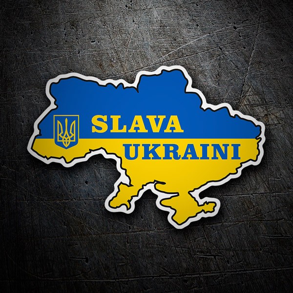 Adesivi per Auto e Moto: Gloria all Ucraina