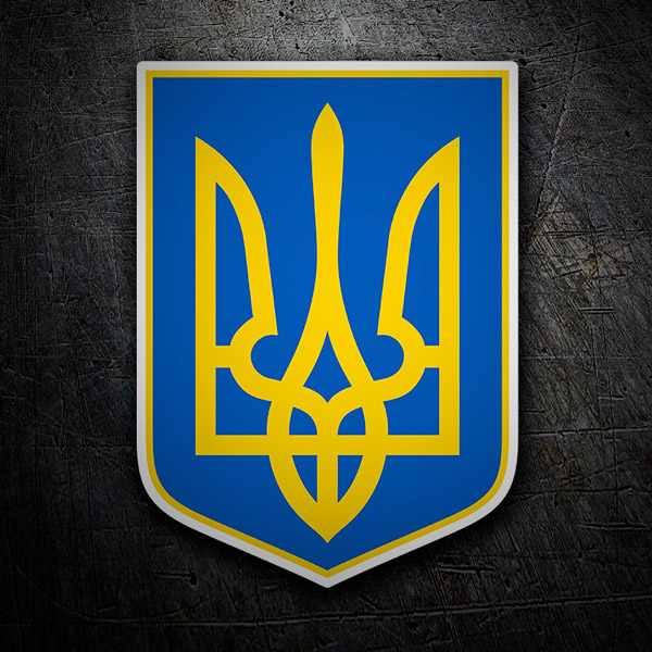 Adesivi per Auto e Moto: Stemma dell Ucraina 1